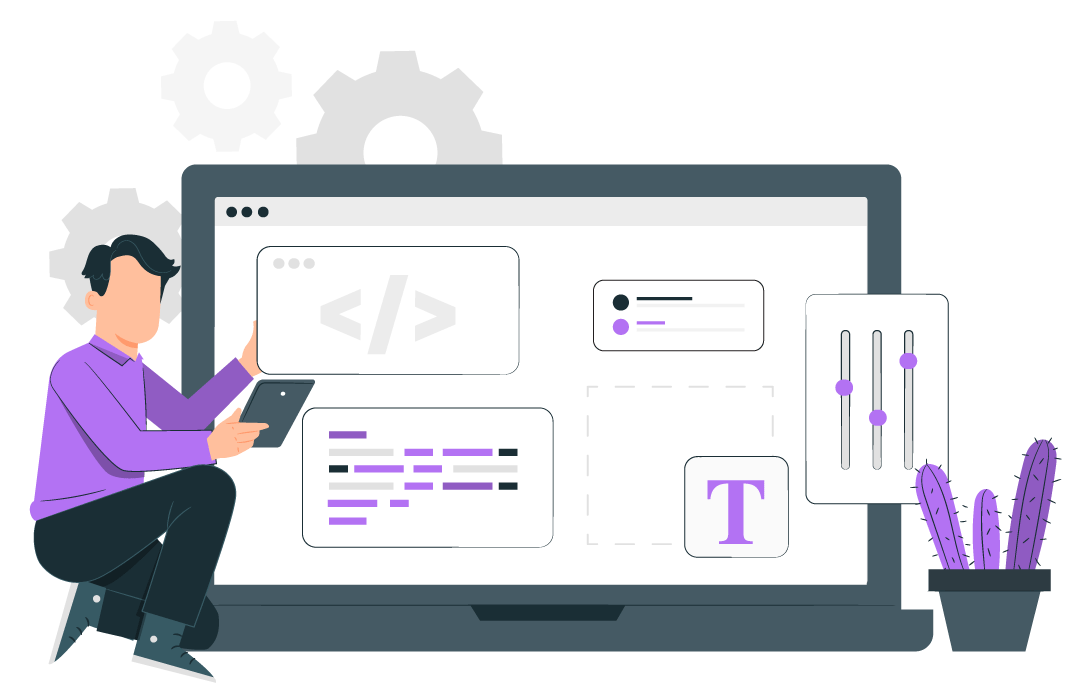 custom software logo vector